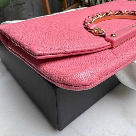 Chanel A Real Catch Caviar Leather Clutch - Picture 8 of 16